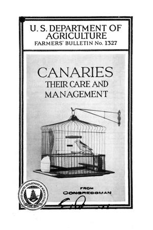 Canaries : their care and management.