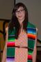 Photograph: [Student wearing serape stole at UNT ceremony]