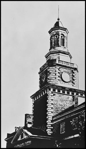 [Halftone Image of McConnell Tower, December 1962]