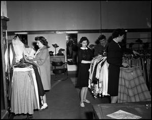 [Women in clothing store, 1943]