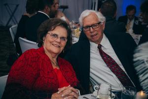 [Frances (Fran) Brannen Vick and Ross W. Vick Jr. at the reception for the UNT College of Music Gala]