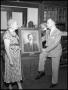 Thumbnail image of item number 1 in: '[Alumni with a portrait of J. S. Kendall]'.