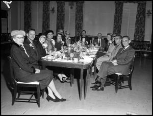 [Alumni Association Officer Homecoming Luncheon in 1956]