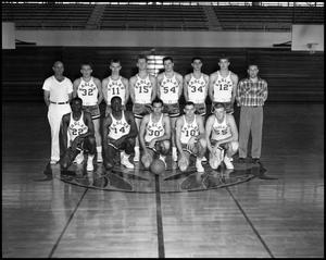 [Basketball Team Group Photograph #1 - Men - Freshmen - 1960]