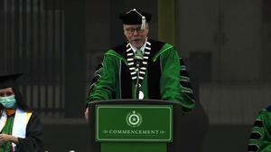 [Spring 2021 commencement ceremony, April 30th morning]