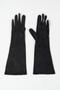 Thumbnail image of item number 1 in: 'Black suede gloves'.