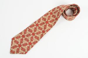 Horse-patterned necktie