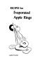 Pamphlet: Recipes for Evaporated Apple Rings.