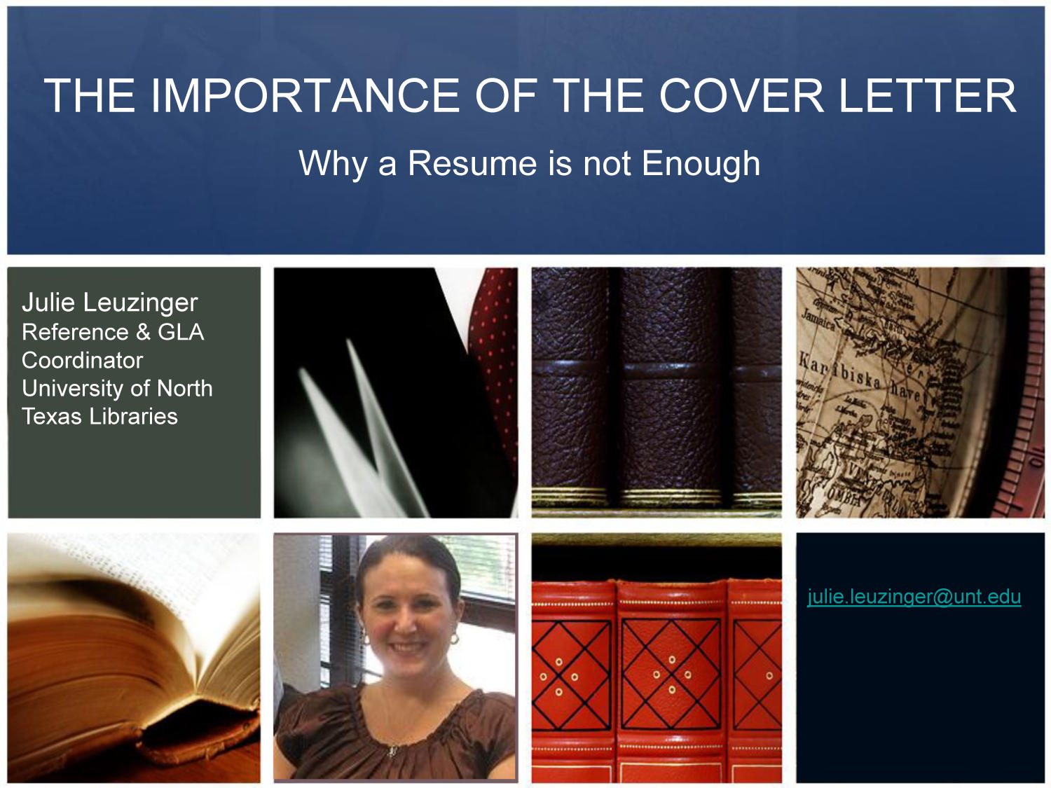 The Importance Of The Cover Letter Why A Resume Is Not Enough Unt Digital Library
