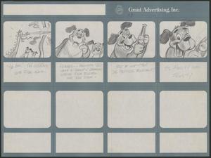 Primary view of [Eight-panel storyboard of Frosty Dog, Pup, and a dragon, pt. 2]