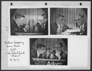 [Arthur Godfrey and Gene Hall on The Talent Scout Show]