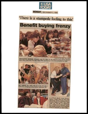 [Clipping: Benefit buying frenzy]