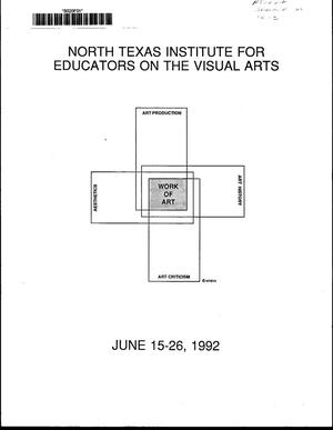 [North Texas Institute for Educators on the Visual Arts Administrators Handbook]