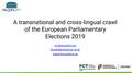 Presentation: A transnational and cross-lingual crawl of the European Parliamentary…