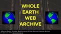 Presentation: The Whole Earth Web Archive