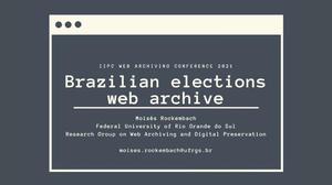 Brazilian Elections Web Archive