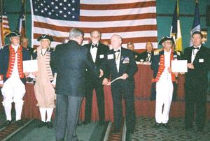 Primary view of object titled '[TXSSAR members receive awards at 109th Annual State Convention]'.