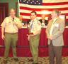 Thumbnail image of item number 1 in: '[Eagle Scout receives award at the 109th Annual State Convention]'.