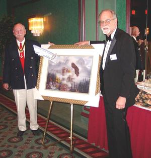 [Painting for auction at the TXSSAR 109th Annual State Convention]