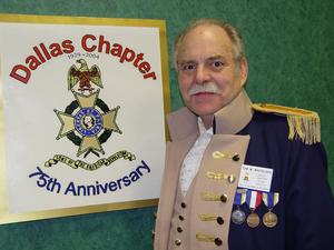 [Portrait of Tom M. Whitelock at TXSSAR Dallas Chapter 75th Anniversary event]