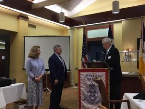 [Induction of Kenneth L. Irons, Jr. at TXSSAR Dallas Chapter meeting]