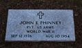 Photograph: [Headstone of John E. Phinney]