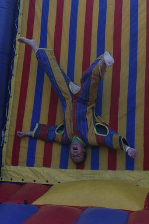 [Ryan Chance does flips onto Velcro wall at Mean Green Fling, 2]