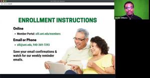 OLLI at UNT Fall 2020 virtual semester information session