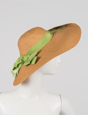 Straw picture hat