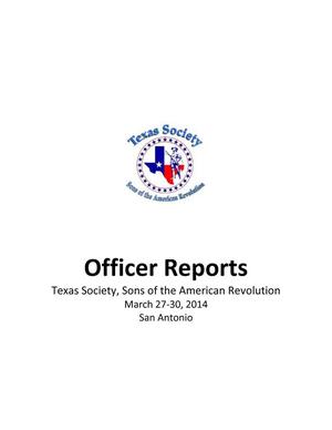 Primary view of object titled '[TXSSAR Officer Reports: March 27 - 30, 2014]'.