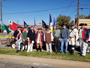 [TXSSAR Color Guard at Sherman Veterans Day parade]
