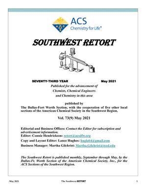 Southwest Retort, Volume 73, Number 9, May 2021