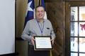 Photograph: [David Friels receives award at TXSSAR Arlington Chapter meeting: Dec…
