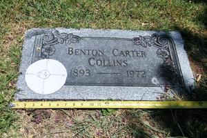 [Grave of Benton Carter Collins]