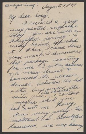[Letter from Carolyn R. Itri to Private Nicholas C. Soviero, August 9th, 1944]