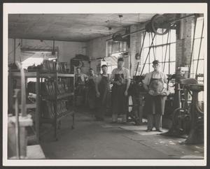 Primary view of object titled '[Factory workers in the 1930s]'.