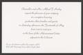 Text: [Commencement Program Invitation for the University of North Texas, M…
