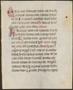 Primary view of [Manuscript Leaf 15th Century, Italy]