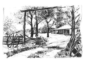 [Drawing of Paisano Ranch]