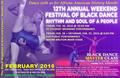Image: [Flyer: 12th Annual Weekend Festival of Black Dance]