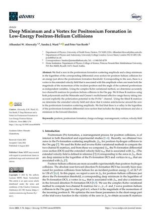 Deep Minimum and a Vortex for Positronium Formation in Low-Energy Positron-Helium Collisions