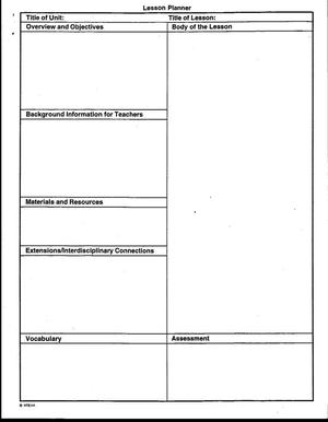 [Efficient Lesson Planning Made Easy]