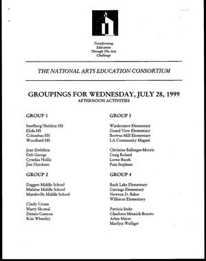 [Groups in Action at the National Arts Education Consortium, Los Angeles]