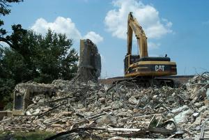 [Quad 2 demolition, Southeast view, 5]