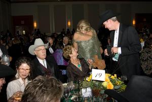 [Gretchen Bataille with guests at table 19, 2008 Emerald Ball, 1]