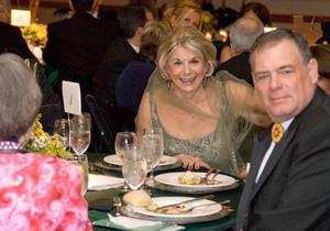[Gretchen Bataille sits at table 1, 2008 Emerald Ball, 1]