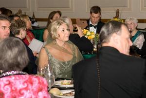 [Gretchen Bataille sits at table 1, 2008 Emerald Ball, 2]