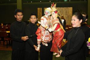 [Puppeteers with traditional Thai puppets, 2]