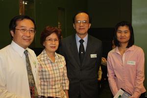 [Ruangdet Wongla and others at UNT alumni party in Bangkok]