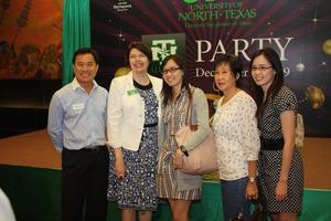 [Diane Crane and Thiraroj Jariyakul with women at UNT alumni party in Bangkok, 2]